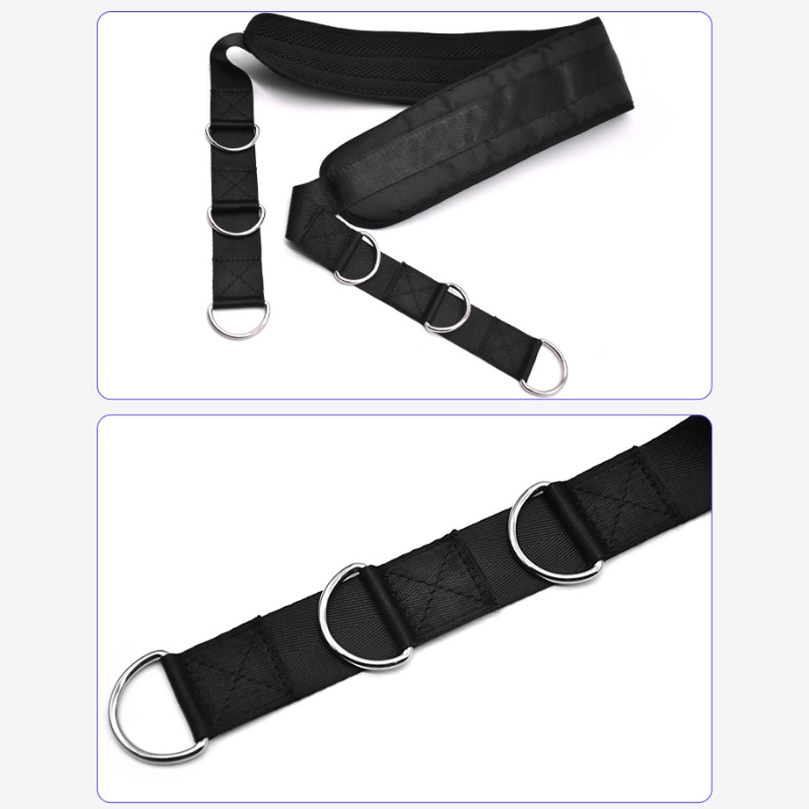Leg Home Gym Workout - レッグエクササイズ用ローリングベルト。調整可能なケーブルマシン用。自宅やアパートでの日常的なトレーニングに最適な、レッグプレス用アタッチメントベルト。