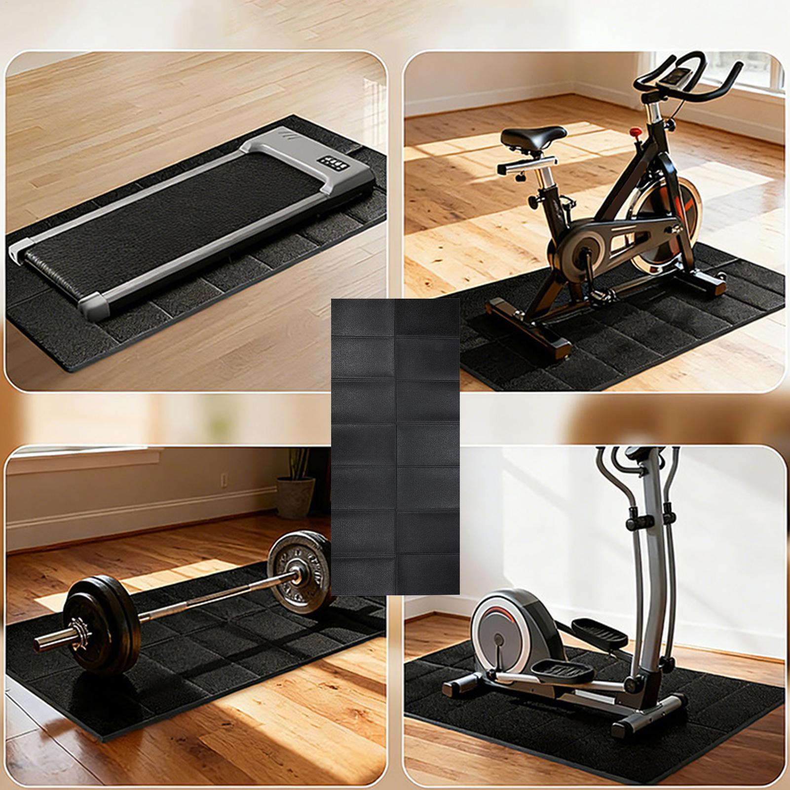トレッドミルマット振動吸収ヘビーデューティトレッドミルフロア - Leg Home Gym Workout のレビューと価格