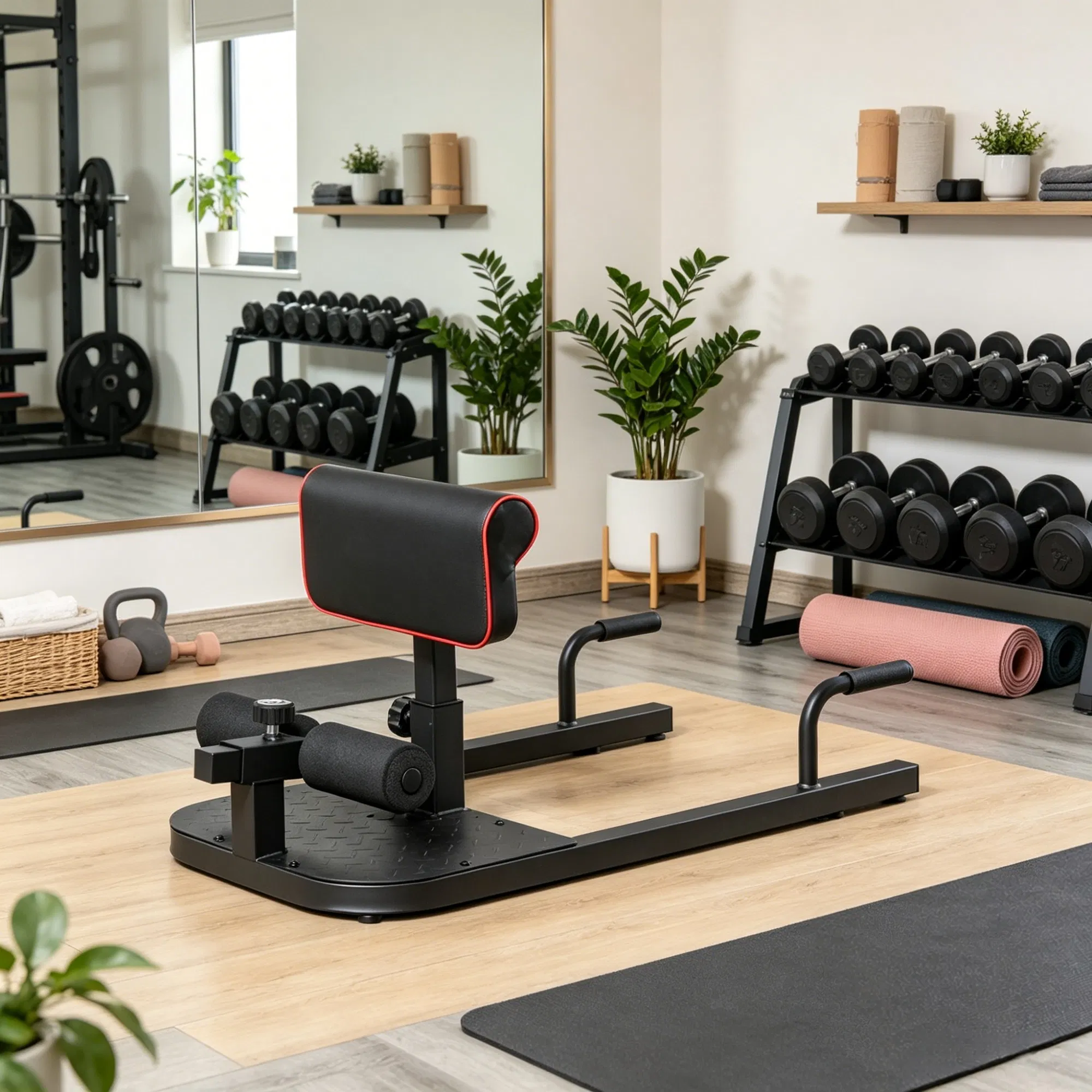 ブラックの3-in-1パッド付きプッシュアップ・シットアップ - All In One Gym Home Equipment のレビューと価格