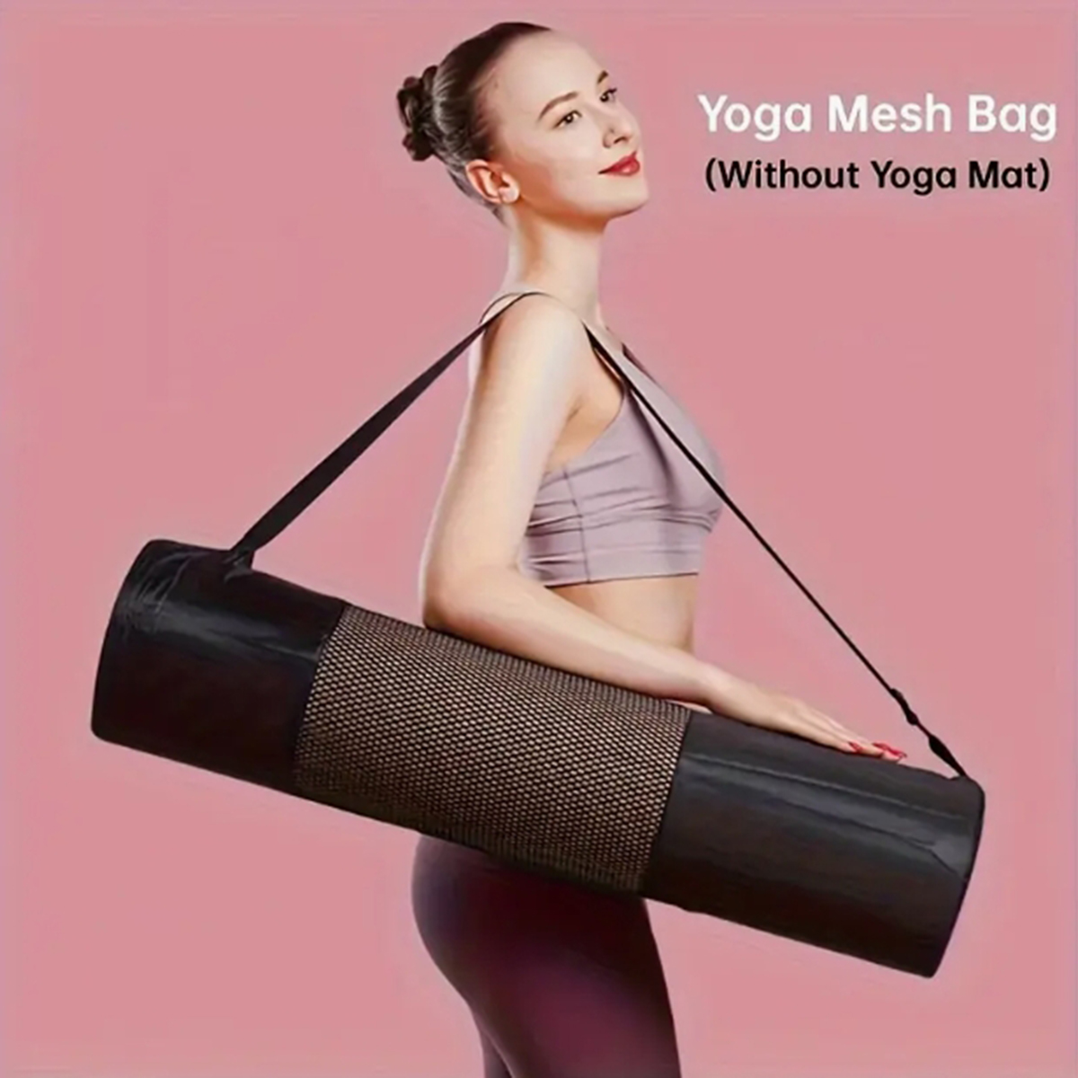 1 通気性のあるヨガマット収納メッシュバッグ - 耐久性のあ - Home Gym Yoga のレビューと価格
