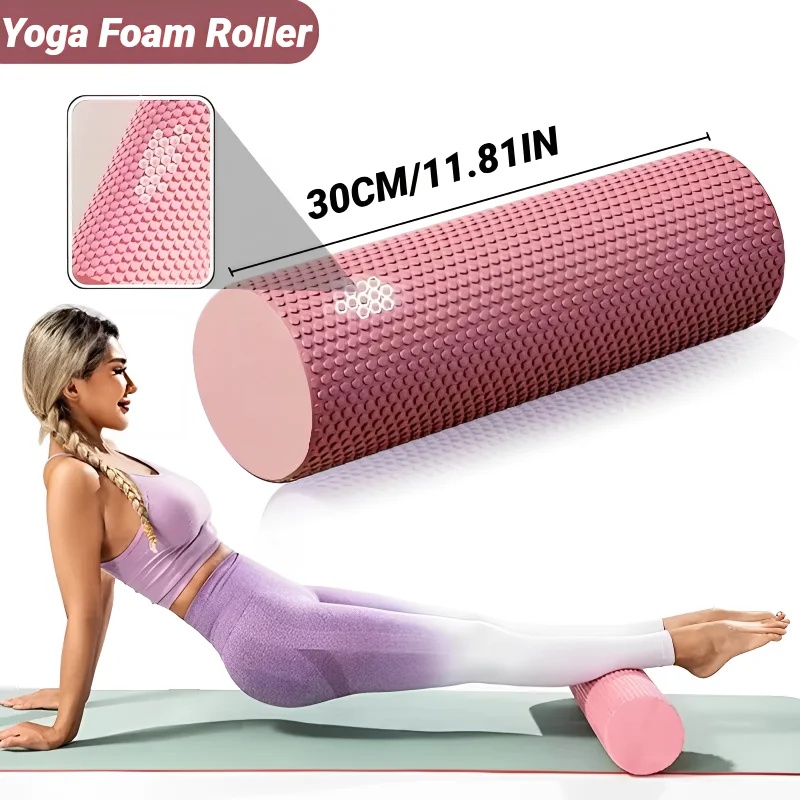 ヨガローラー、丸型EVAフォーム製、ピラティスエクササイズ用 - Home Gym Yoga のレビューと価格