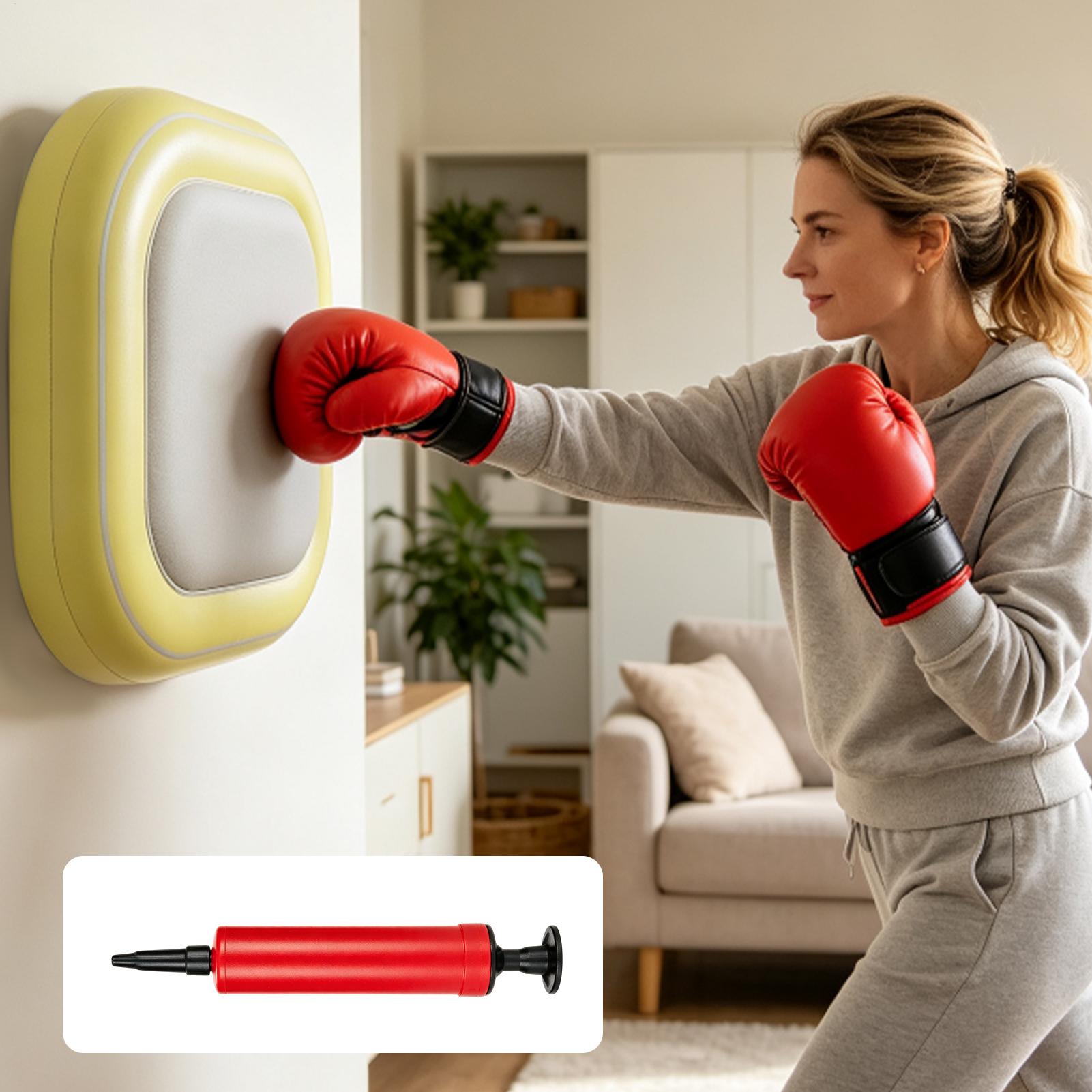 壁掛け式ボクシングバッグ、滑り止め加工、衝撃吸収、空気注入式 - Home Gym Equipment Set のレビューと価格